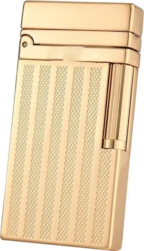 Vindiesel Soft Flame Gold Çizgili Çakmak - Image 1