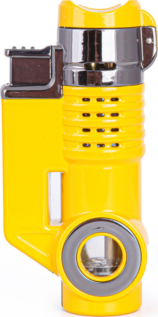 Cohiba 3 Torch Pürmüz Sarı-Gunmetal Metal Puro Çakmağı - Image 1
