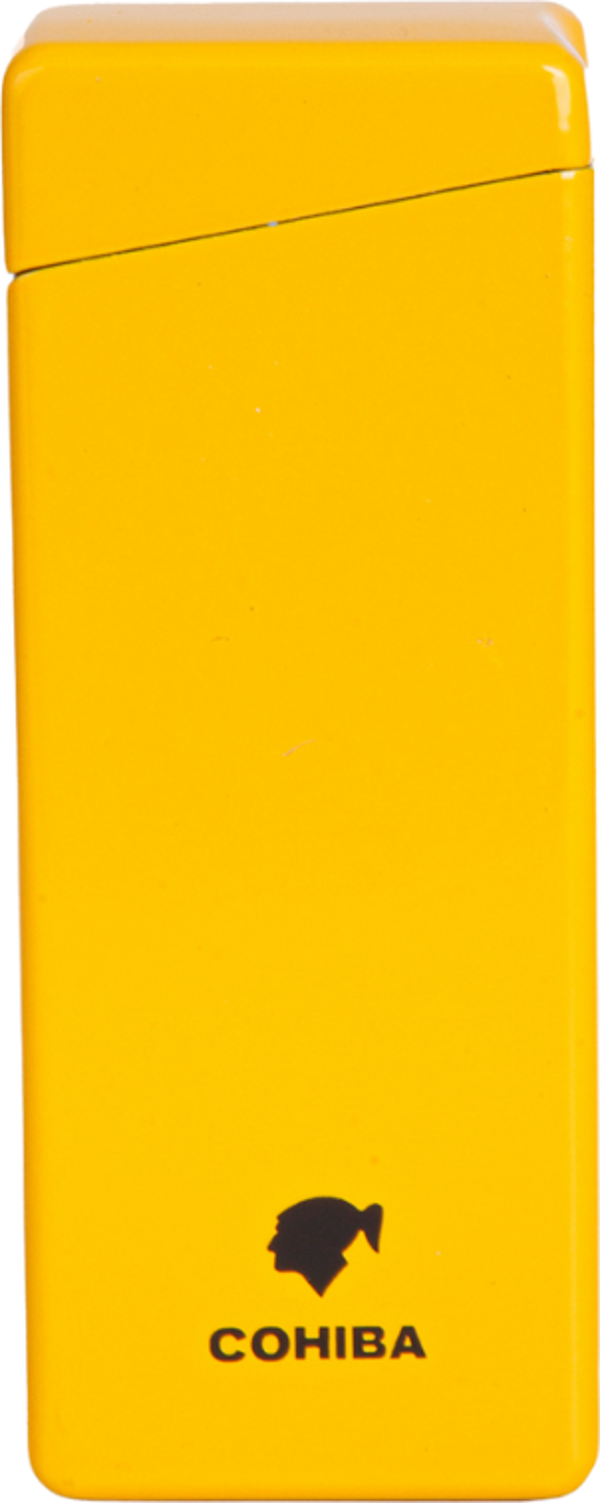 Cohiba Tek Torch Pürmüz Sarı Metal Puro Çakmağı - Image 1
