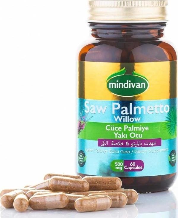 Cüce Palmiye & Yakı Otu Ekstresi 500 Mg 60 Kapsül - Image 1