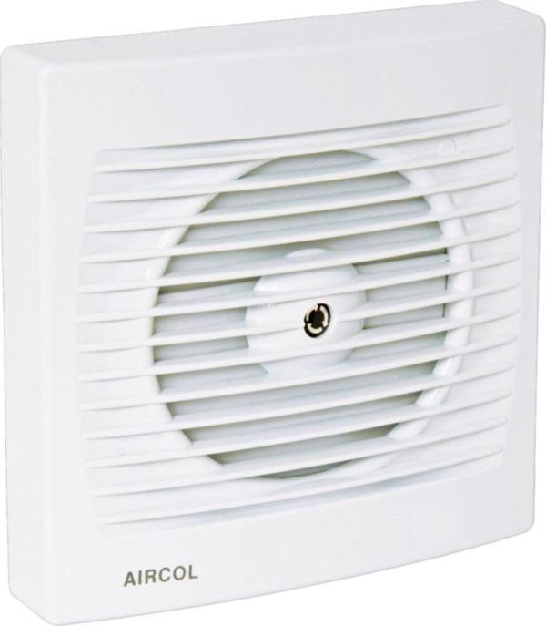 Aircol 120Lik Otomatik Panjurlu Sessiz, Dekoratif, Plastik Banyo Fanı / Aspiratörü 160 M³/H - Image 1