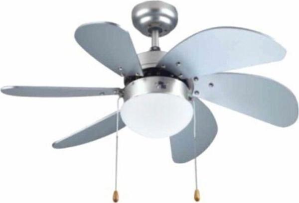 Vanti Kcf282 60W Silver 6 Kanatlı Avizeli Tavan Latörü - Image 1