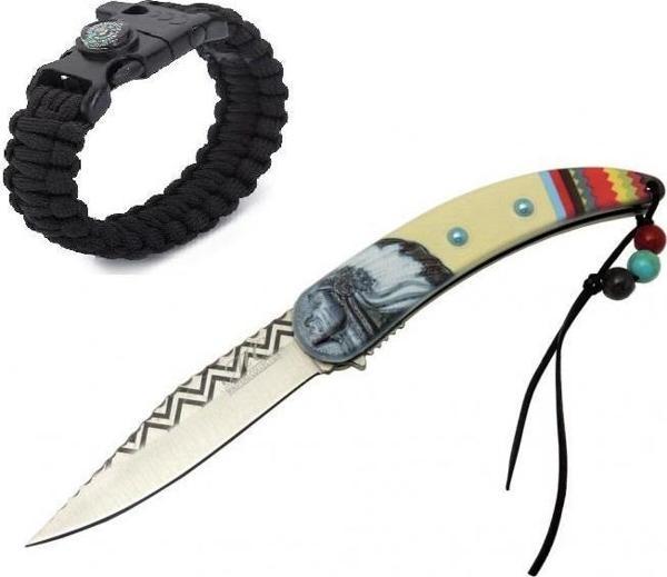 İsme Özel Apache Çakı India MC-A046WY- 21 CM - Image 1
