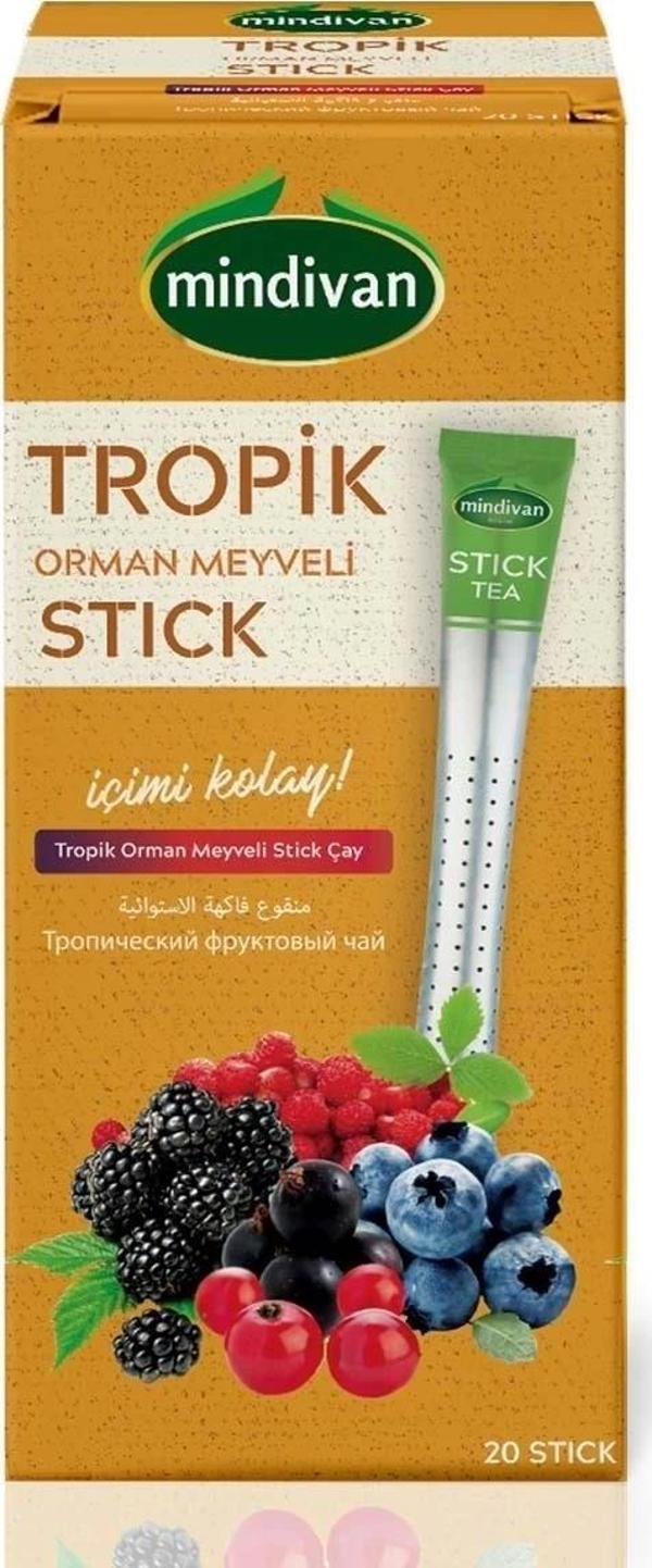 Tropik Meyveli Stick Çay 20'li - Image 1