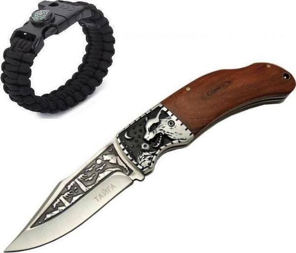 İsme Özel Sibirya Kurdu Çakı FB3032 20.5 CM - Image 1