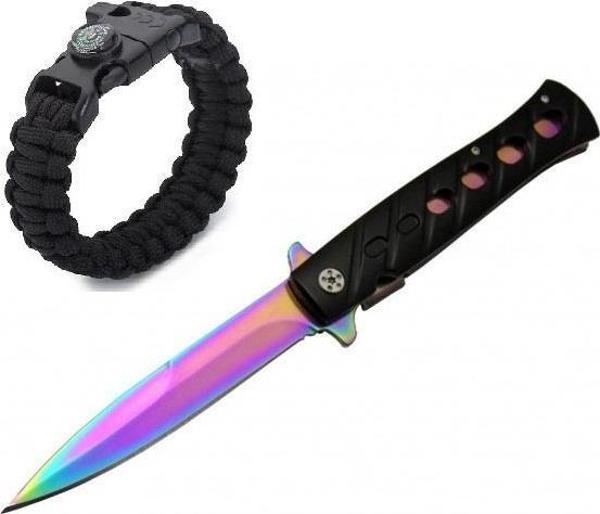 İsme Özel Wenom Çakı Gökkuşağı K033- 23 CM - Image 1