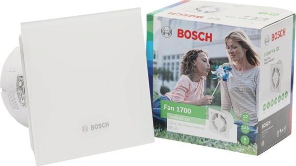 Bosch F1700 Dp125 Mat Beyaz Sessiz Banyo Aspiratörü-Fanı 145M3H - Image 1