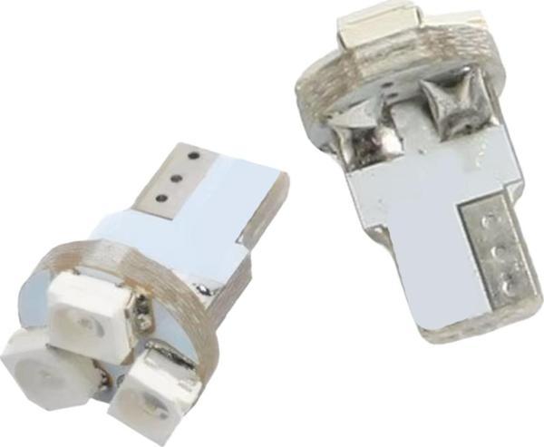 Mega Oto Market 18 mm Dipsiz T5 3 Ledli Gösterge Park Lambası Mavi Renk Tüm Araçlar İle Uyumlu - Image 1