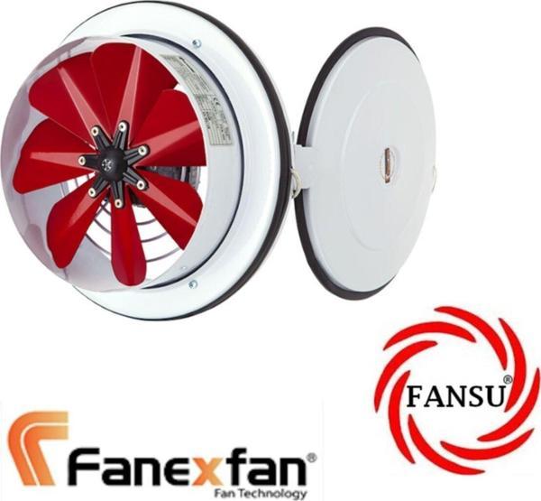 Fanex Pka 250Ka Kapaklı Ve Flanşlı Aksiyal Aspiratör - Image 1