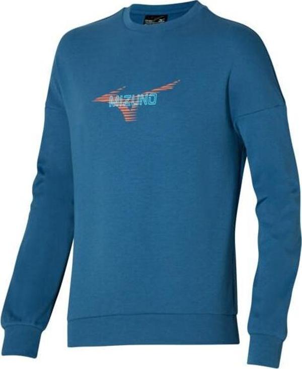 Graphic Crew Erkek Sweatshirt Mavi - Image 1