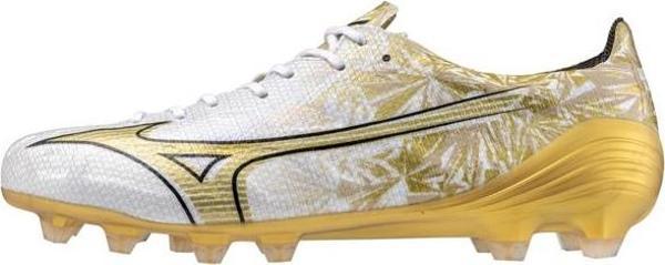 Mizuno Αlpha Japan Erkek Krampon Beyaz/Altın - Image 1