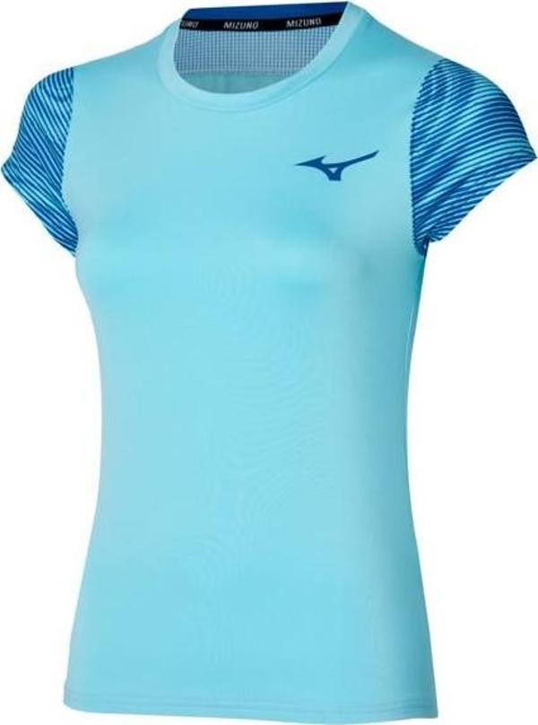 Charge Printed Tee Kadın Tişört Mavi - Image 1