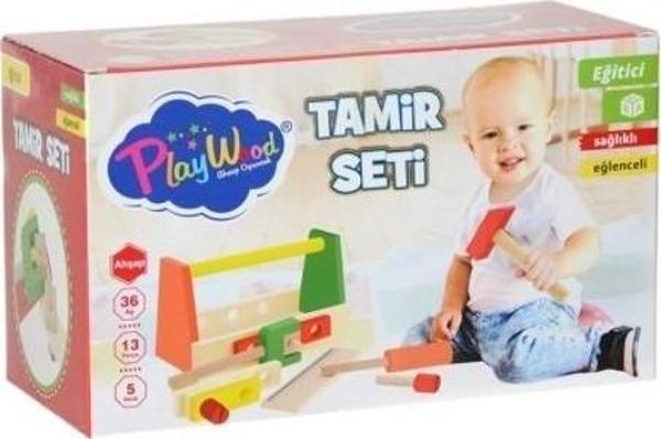 Ahşap Tamir Seti Kutulu - Image 1