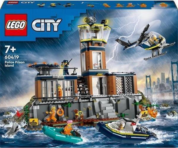 Lego City Polis Hapishane Adası 60419 Lisanslı Ürün - Image 1