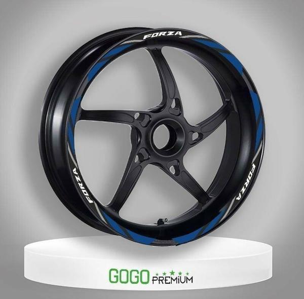 Gogo Jant Şeridi Mavi-siyah Honda Forza 250 - Image 1