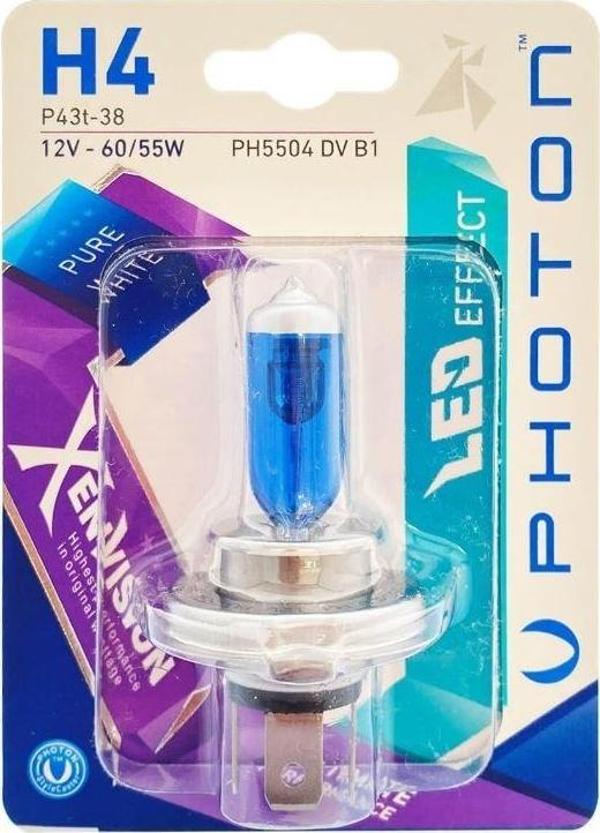 Photon Far Ampulu H4 60/55w Xen Vısıon Tekli Blıster - Image 1