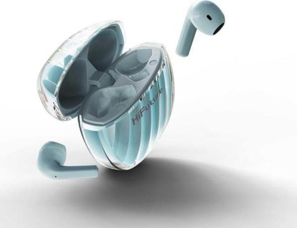 HiFuture FlyBuds 3 Bt 5.3 TWS Kablosuz ENC Kulakiçi Kulaklık Açık Mavi - Image 1