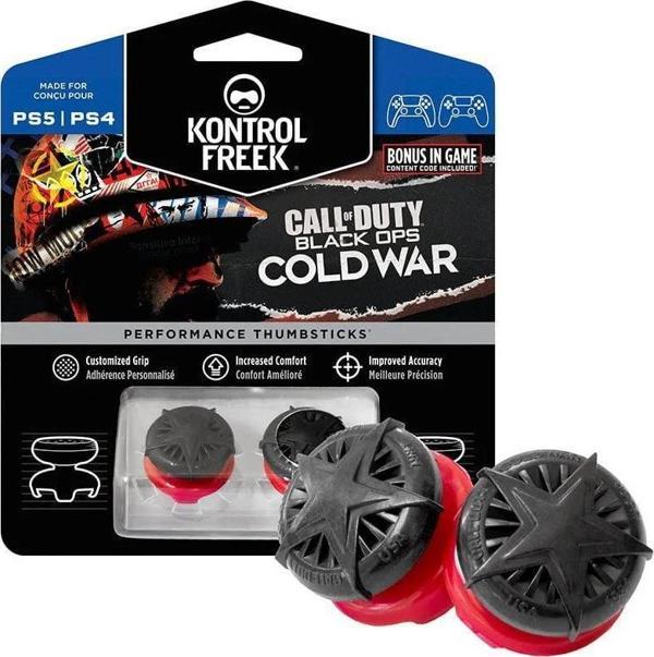 Cosmostech Kontrolfreek Call Of Duty Black Ops Cold War PS5/PS4 Uyumlu Analog Başlık Thumbsticks - Performans Yükseltici - Image 1