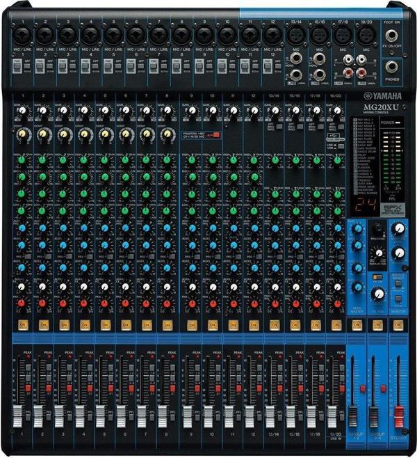 Yamaha MG20XU 20 Kanal Mikser Efektli - Image 1