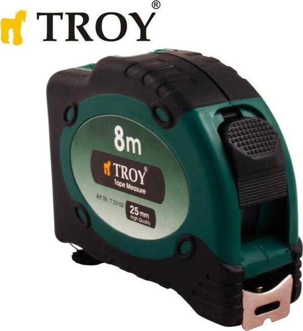 Troy 23100 Lazerli Şerit Metre 8x25mm - Image 1