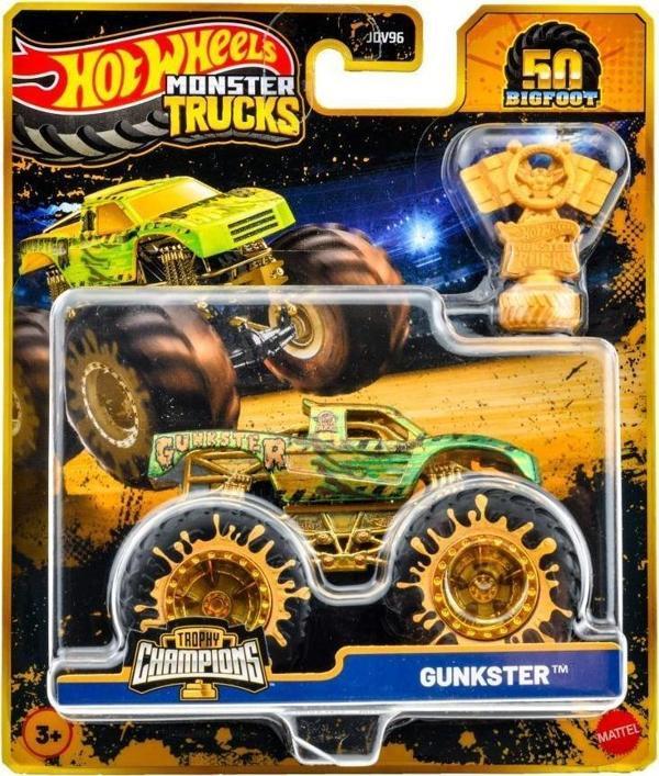 JDV96 Monster Trucks BIG FOOT TROPHY ŞAMPİYONLARI TEKLİ ARABA - GUNKSTER JDV91 - Image 1