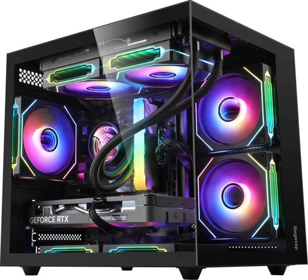 SEGOTEP BRAVE W1 SİYAH 750W 80+ BRONZE PCIE 5.0 MİDİ TOWER GAMİNG KASA - Image 1