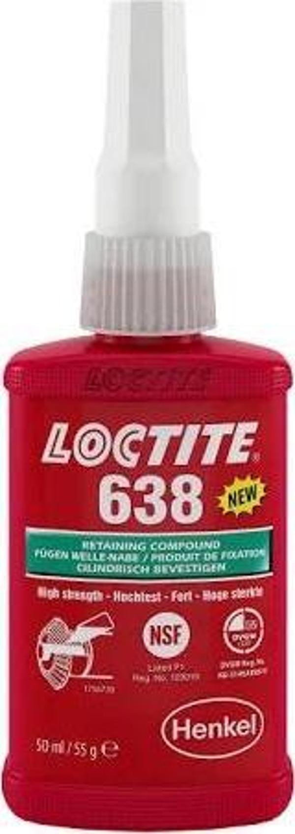 Loctite 638 Yüksek Mukavemetli Sıkı Geçme Bileşeni 50 ml - Image 1