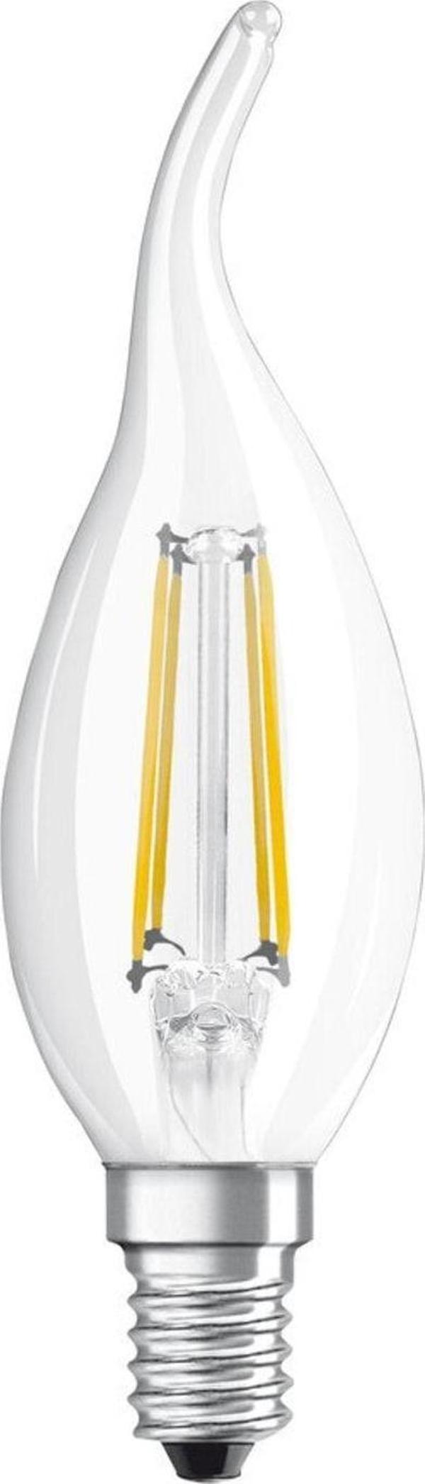 Osram Led 4W 2700K 470lm E14 Duy Flamanlı Sarı Işık Ampul - Image 1