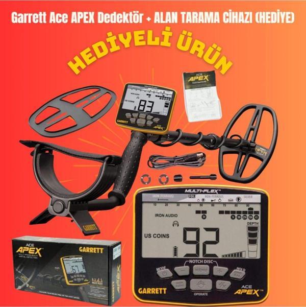 Garrett Hediyeli Ace Apex Altın, Define Dedektörü - Hediye Pointer Dedektörü - Image 1