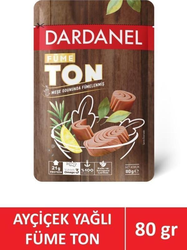 Dardanel Ayçiçek Yağlı Füme Ton 80 gr - Image 1