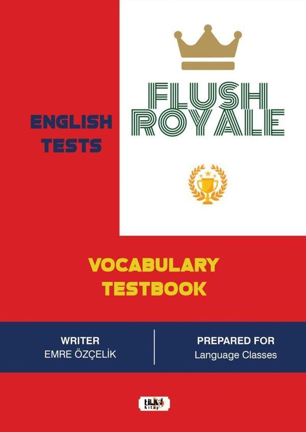 Flush Royale Vocabulary Test Book - Tilki Kitap - Image 1