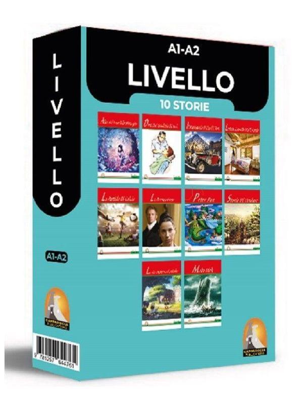 İtalyanca Hikaye 10’lu Hikaye Seti Kutu Tanıtım (A1-A2) Seviyelerinde - Kapadokya Yayınları - Image 1