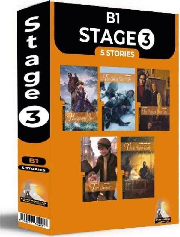 İngilizce Hikaye Stage 3 5’li Hikaye Seti Kutu Tanıtım (B1) Seviyelerinde Kare Kod Okumalı - Kapadokya Yayınları - Image 1