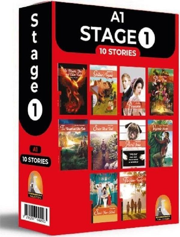 İngilizce Hikaye Stage 1 10’lu Hikaye Seti Kutu Tanıtım (A1) Seviyelerinde - Kapadokya Yayınları - Image 1