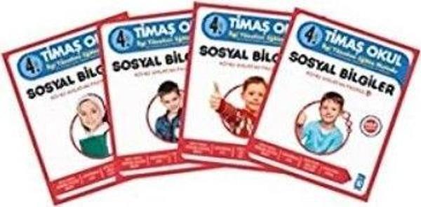 4. Sınıf Sosyal Bilgiler Konu Anlatımı (4 Kitap Fasikül) - Timaş Yayınları - Image 1