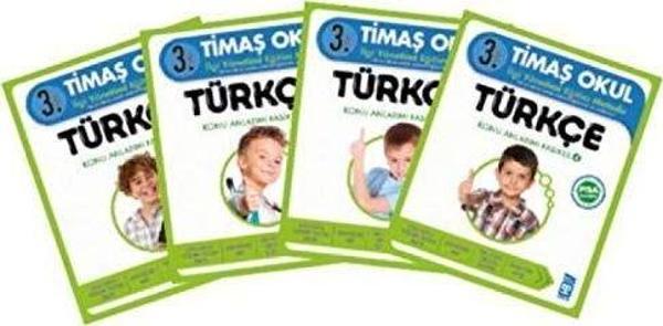 3. Sınıf Türkçe Konu Anlatımı (4 Kitap Fasikül) - Timaş Yayınları - Image 1