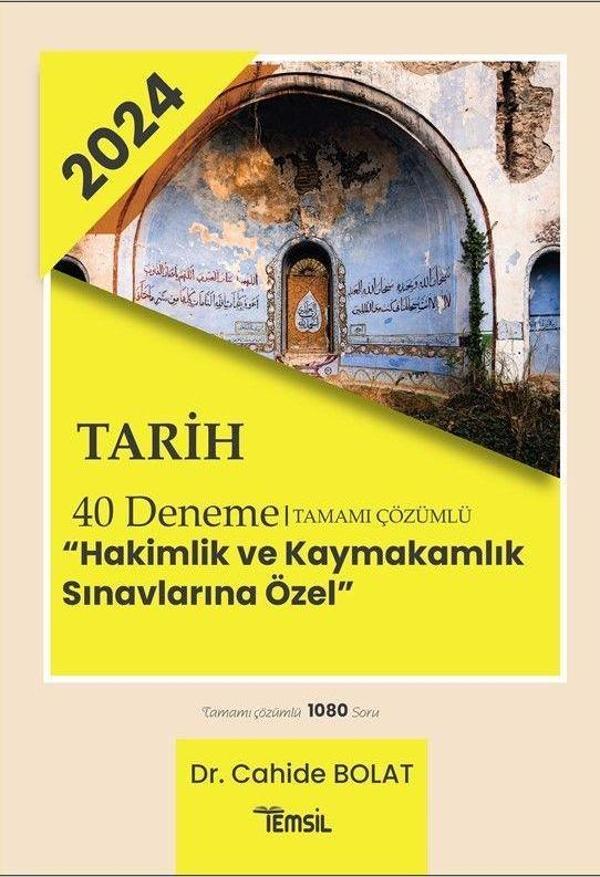 Tarih 40 Deneme Tamamı Çözümlü Hakimlik Ve Kaymakamlık Sınavlarına Özel - Temsil Kitap - Image 1