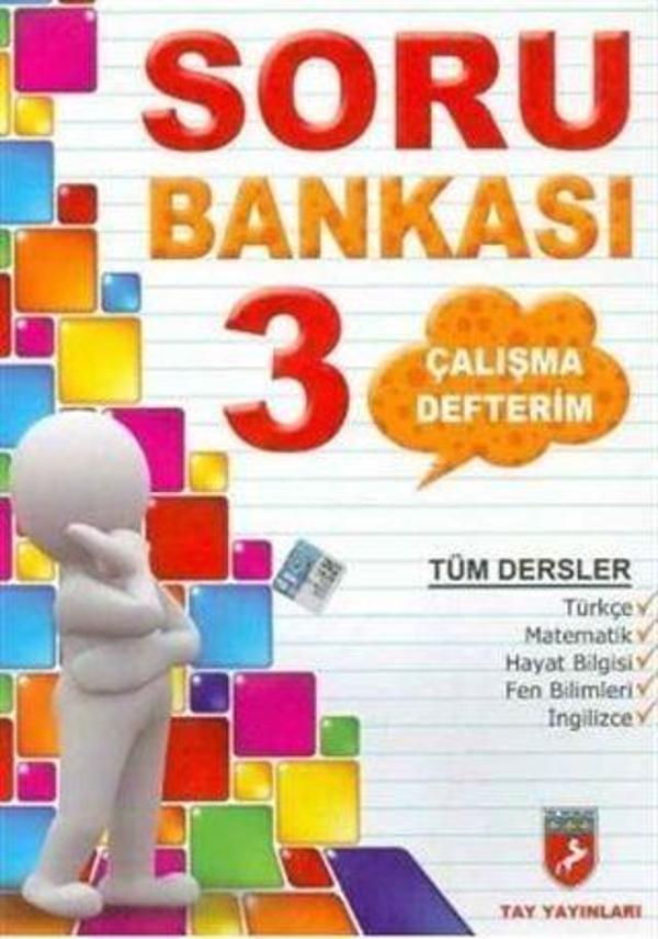 Çalışma Defterim Tüm Dersler Soru Bankası 3. Sınıf - Tay Yayınları - Image 1
