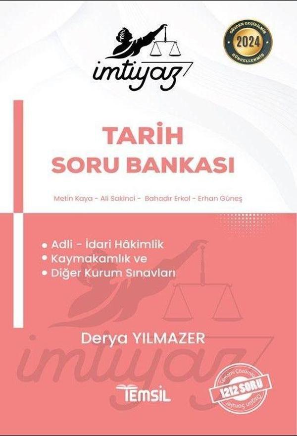 İmtiyaz Adli İdari Hakimlik Soru Bankası Tarih - Temsil Kitap - Image 1