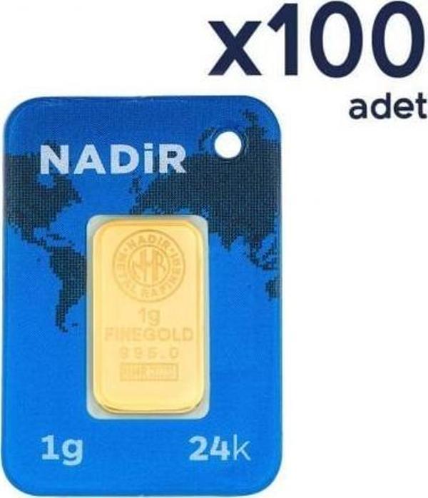 24 Ayar 100 Adet 1 gr Altın - Image 1