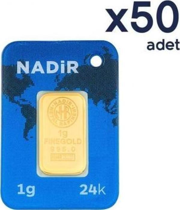24 Ayar 50 Adet 1 gr Altın - Image 1