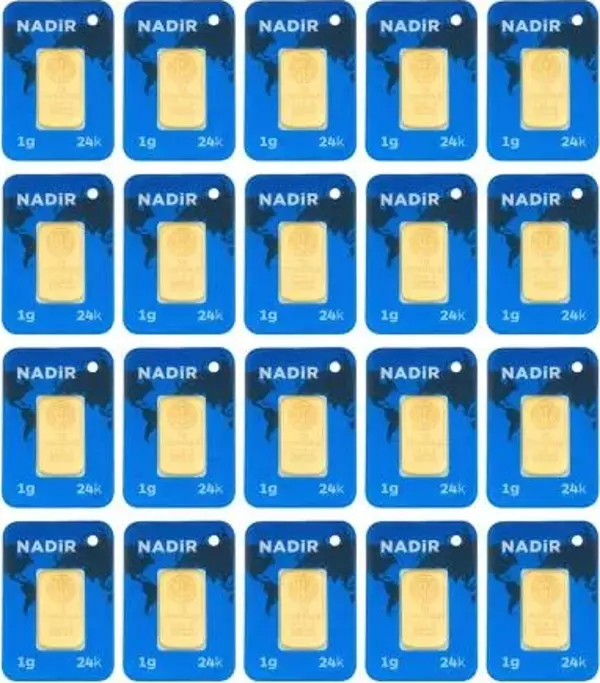 24 Ayar 20 Adet 1 gr Altın - Image 1