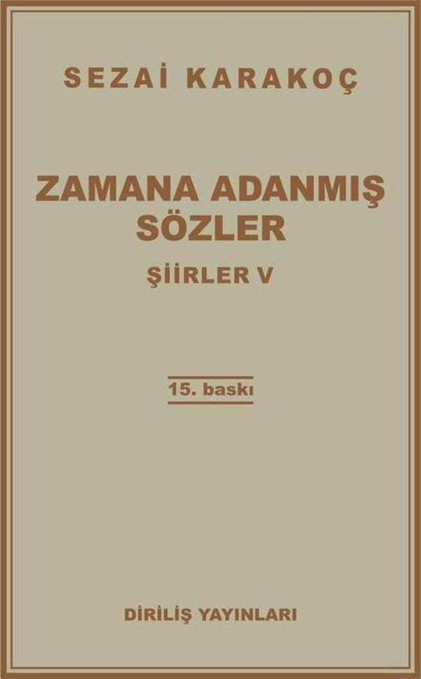 Şiirler 5: Zamana Adanmış Sözler - Diriliş Yayınları - Image 1