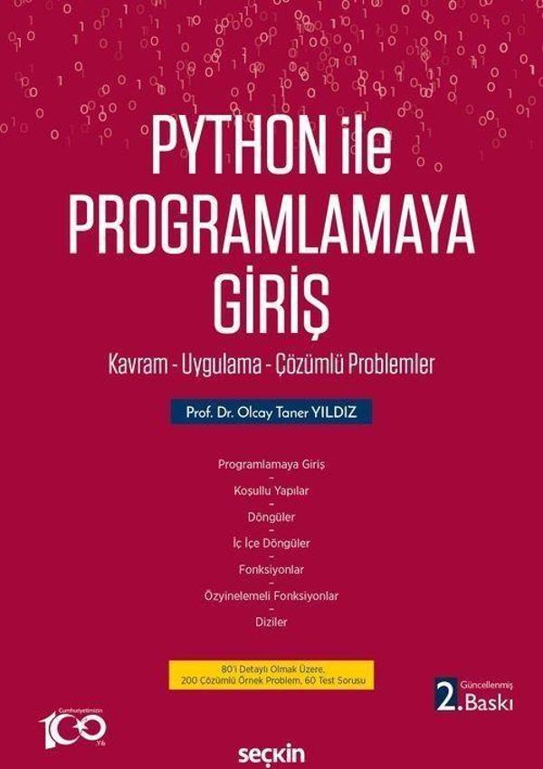 Python İle Programlamaya Giriş Kavram - Uygulama - Çözümlü Problemler - Seçkin Yayıncılık - Image 1