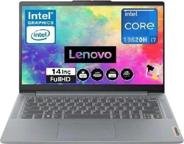 Ideapad Slim 3 Intel Core I7-13620H 16GB 512GB SSD Windows 11 Pro 14'' Taşınabilir Bilgisayar 83EL005ATR Snertech - Image 1