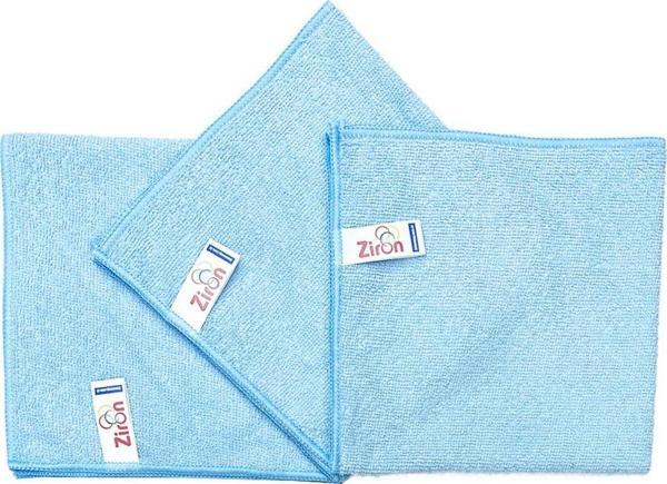 Ziron Mikrofiber Ev Bakım Ve Temizlik Bezi - Mutfak Temizlik Bezi Mavi 3'Lü - Image 1