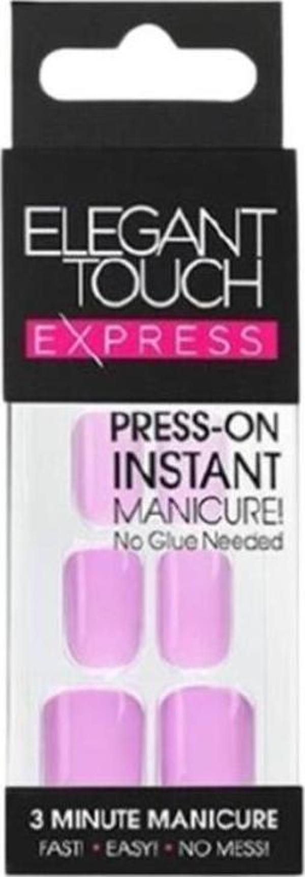 Elegant Touch Express Dusky Lilac Kendinden Yapışkanlı Takma Oje - Image 1