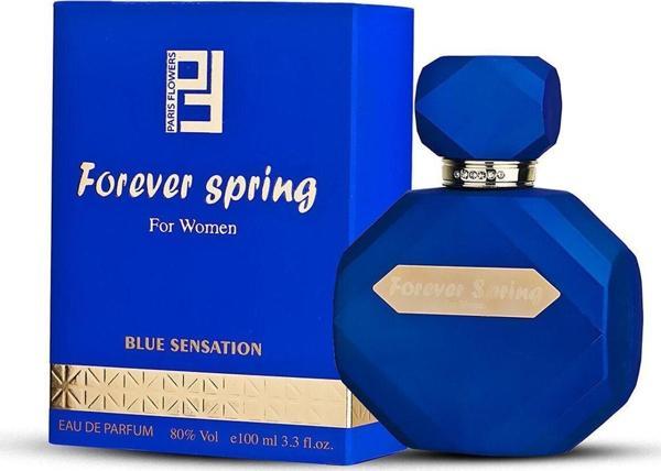 Paris Flowers Forever Spring ( Blue Sensation) Edp 100 Ml Kadın Parfümü 8680589812120 - Image 1