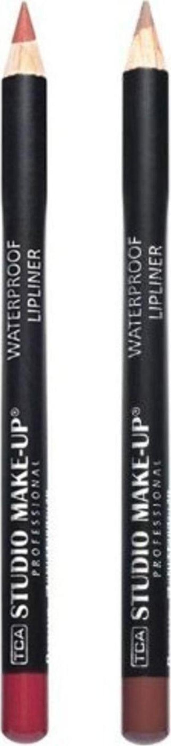 Tca Studio Make-Up Tca Studıo Make-Up Waterproof Lıplıner 2 Adet-1082-1083 - Image 1