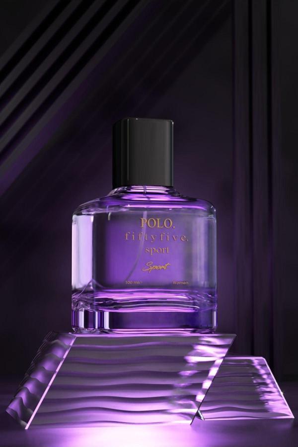 Polo55.Sport.1855 Sport Mor Kadın Parfüm 100 Ml Polofpw001 - Image 1